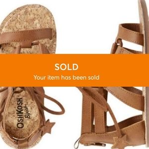 Gladiator lace-up sandals